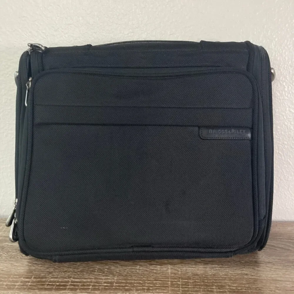 Briggs & Riley Baseline Cabin Duffel Bag Black Travel Briefcase